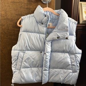 BDG Urban Outfitters Sky Blue Quilted Vest